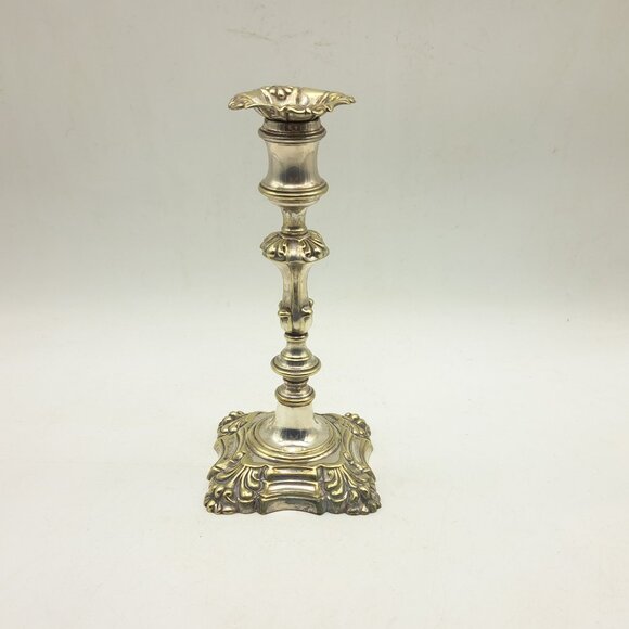 Victorian Candlestick Holder By Samuel Evans & Sons - Picture 6 of 11
